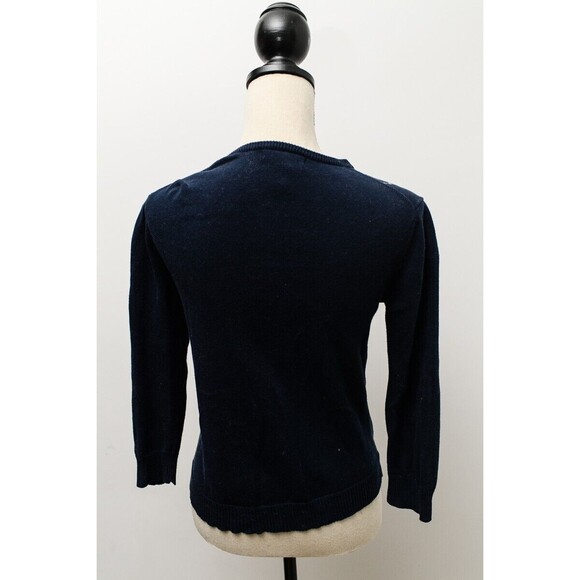 Carol Little S Blue argyle sweater academia preppy Eclectic Grandpa button up - Picture 2 of 6